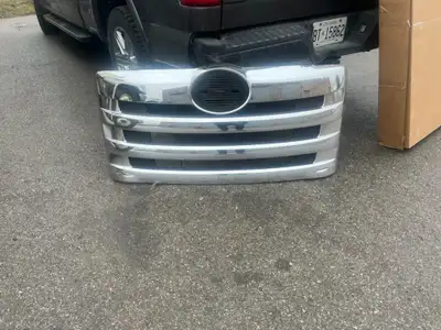 Hino Chrome aftermarket grills available Fits all models 2011/2020 $585 each Fibra Truck Parts Ltd....