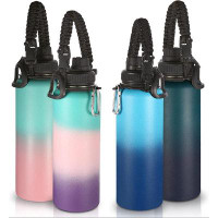Orchids Aquae 40 OZ Vacuum Insulated Stainless Steel Water Bottle
