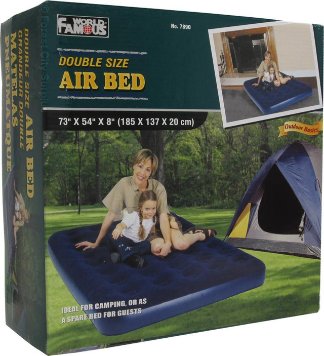 World Famous® Double Sized Air Bed Mattresses in Fishing, Camping & Outdoors - Image 3