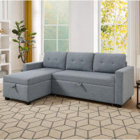 Ebern Designs Pull Out Sectional Sofa