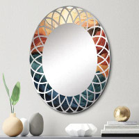 East Urban Home Liers - Modern Wall Mirror Oval