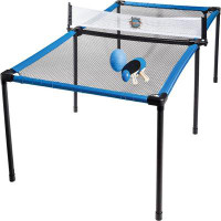 c&g outdoors Regulation Size Foldable Indoor/Outdoor Table Tennis Table with Paddles and Balls (7.62mm Thick)
