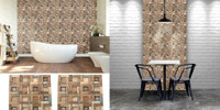 Wood mosaic wall tiles in Natural Finish ( 11 Styles Available )