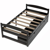 Red Barrel Studio Twin Platform Bed with Drawers
