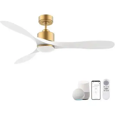 Transform your living space with our cutting-edge Smart Ceiling Fan with Lights and remote control....