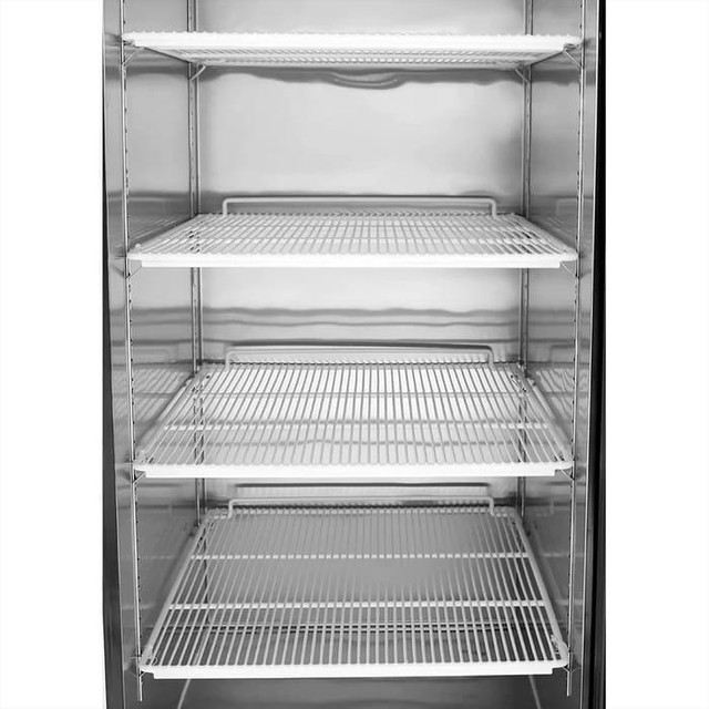 Atosa Double Door 54 Wide Stainless Steel Glass Display Freezer in Other Business & Industrial - Image 3