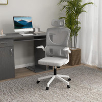 Office Chair 23.6" W x 23.2" D x 44.9" -48" H Grey
