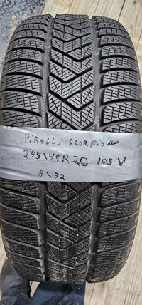 245/45/20 1 pneu hiver pirelli 150$ installer