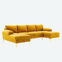 Mercer41 Wynnifred 3 - Piece Upholstered Sectional