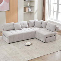 Latitude Run® Comesana 3 - Piece Upholstered Corner Sectional
