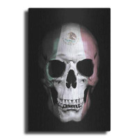 Trinx Latitude Run® 'Mexican Skull' By Nicklas Gustafsson, Metal Wall Art,
