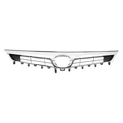 Toyota Avalon CAPA Certified Grille Matte Black With Chrome Moulding Without Pre-Collision Without Emblem - TO1200357C
