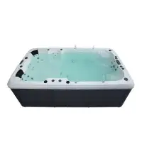 Comfort Hot Tubs Comfort Hot Tubs 50 - Jet Acrylic Rectangular Hot Tub in Grey