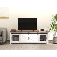 Gracie Oaks 65-inch Farmhouse Tv Stand - For Living Room