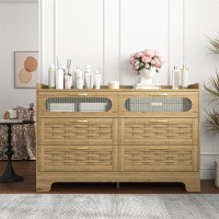 Bay Isle Home™ Modern Chest of Wood 6 Drawer Dresser