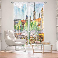 East Urban Home Lined Window Curtains 2-panel Set for Window Size by Markus Bleichner - Munich