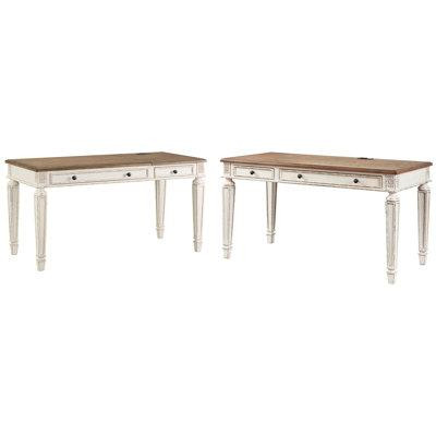 Signature Design by Ashley Realyn Desk with Built in Outlets in Desks