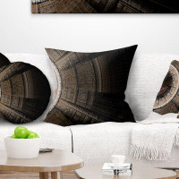 Made in Canada - The Twillery Co. Corwin Abstract Symmetrical Solar Fractal Art Lumbar Pillow