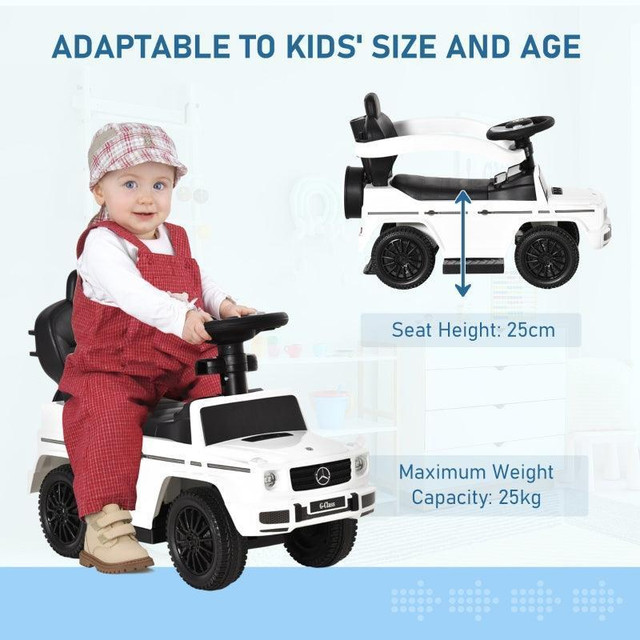 COMPATIBLE RIDE-ON SLIDING CAR G350 WALKER FOOT TO FLOOR SLIDER STROLLER TODDLER VEHICLE PUSH-ALONG WITH HORN STEERING W in Toys & Games - Image 4