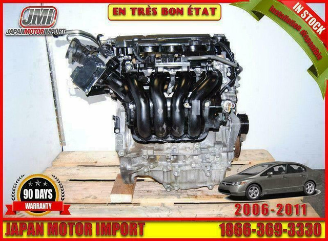 Moteur 1.8 Honda Civic 2006 2007 2008 2009 2010 2011 R18A, 06 07 08 09 10 11 Honda Civic Engine in Engine & Engine Parts in Laval / North Shore - Image 2