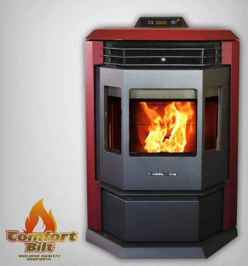 ComfortBilt HP22 Pellet Stove - 3 Finishes - 55 pound hopper capacity, 50,000 BTU, EPA and CSA Certified in Fireplace & Firewood - Image 3