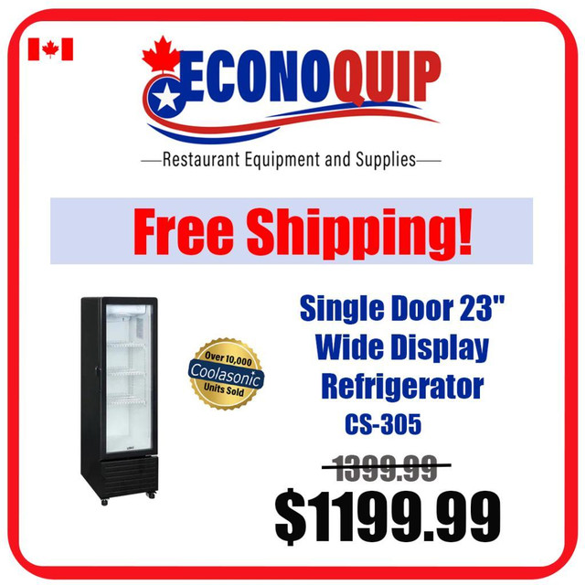 FREE SHIPPING-Commercial Glass Display - Refrigerators(OPEN AD) in Other Business & Industrial in City of Toronto - Image 4