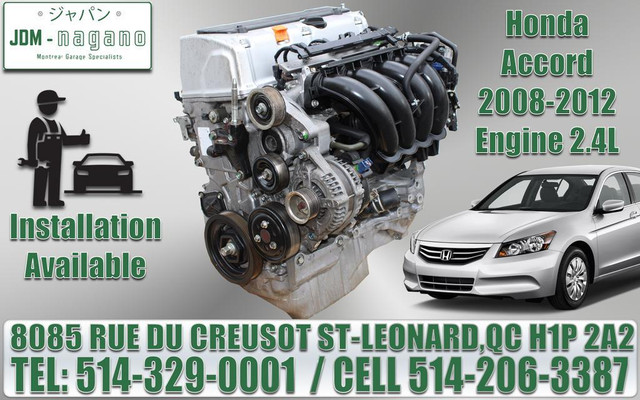 JDM EJ205 MOTOR, MOTEUR TURBO 2.0L SUBARU IMPREZA WRX 2006 2007 2008 2009 2010 2011 2012 2013 2014 ENGINE in Engine & Engine Parts in Québec - Image 4