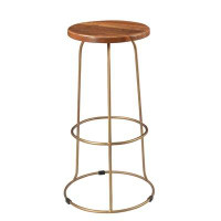 Union Rustic Wootton Solid Wood Bar & Counter Stool