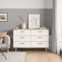 Wrought Studio Drawer Dresser Cabinet Barcabinet