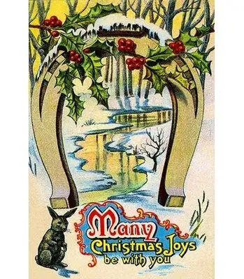 Buyenlarge 'Many Christmas Joys Be with You' Graphic Art