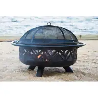 Endless Summer Steel Wood Burning Fire Pit
