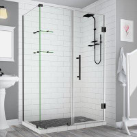Aston Bromley GS 34" x 72" Rectangle Hinged Shower Enclosure