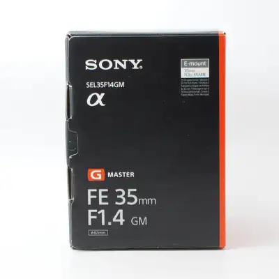 Sony FE 35mm f1.4 G Master for E-Mount in excellent condition. Comes with the original box, caps, ho...