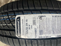 FOUR NEW 225 / 50 R16 CONTINENTAL EXTREMECONTACT DWS06 TIRES -- SALE
