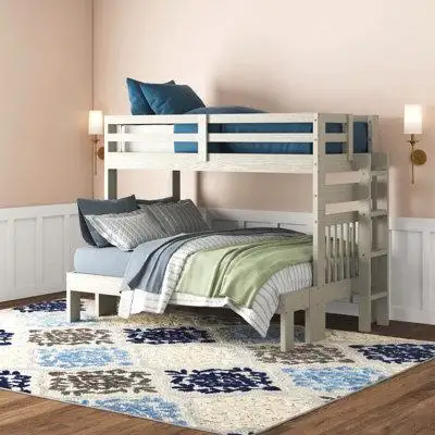 Lark Manor Ahmia Twin Over Full Standard Bunk Bed by Lark Manor™