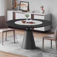 STAR BANNER Modern simple dining table Italian circular designer rock plate dining table