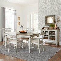 Liberty Furniture Whitney Extendable Solid Oak Dining Set