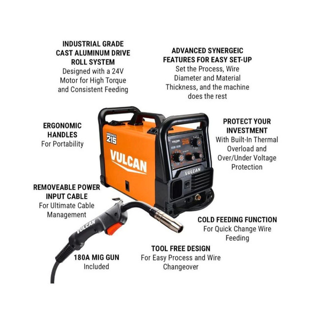HOC IW215 INDUSTRIAL WELDER WITH 120/240V INPUT + 90 DAY WARRANTY + FREE SHIPPING in Power Tools - Image 2