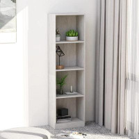 Ebern Designs Bookshelf Storage Shelf Wall Bookcase Standing Shelves Engineered Wood