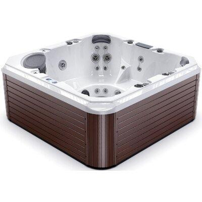 Luxuria Spas Luxuria Spas 7 - Person 43 - Jet Acrylic Rectangular Hot Tub with Ozonator in Mocha in Hot Tubs & Pools