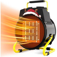 CG INTERNATIONAL TRADING Outdoor Heater, 1500W Portable Electric Patio Heaters With 3S Fast Heating & Overheat Protectio
