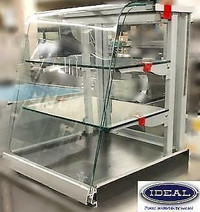 Deluxe Counter top glass display unit - with display lighting
