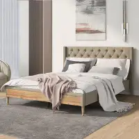 House of Hampton Platform Bed With Rubber Wood Legs