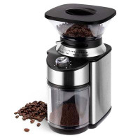 Intexca Sboly Conical Burr Coffee Grinder, Electric Coffee Grinder With 19 Grind Settings, Stainless Steel For Drip, Per