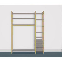 Martha Stewart California Closets The Everyday System 60in W X 20in D Modular Closet System With Shoe Shelf