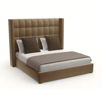 Wade Logan Esparto Tufted Upholstered Low Profile Standard Bed