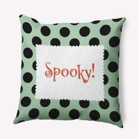 The Holiday Aisle® Halloween Spooky Dots Accent Pillow
