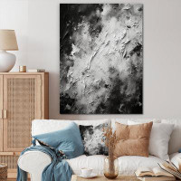 Wrought Studio Fifty Shades Of Gray Abstract Landscape I - Abstract Painting Canvas Wall Art