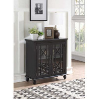 Darby Home Co Traditional Accent Storage Cabinet With Mirror Doors