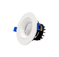 DawnRay 3.5 5CCT LED Baffle Recessed Fixture (Round White)